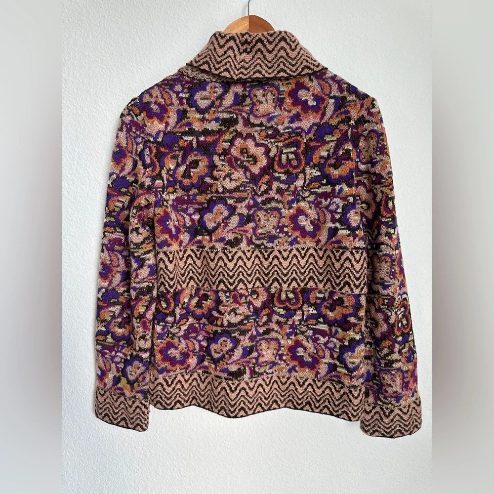 Missoni wool mohair‎ sweater turtleneck women’s size Large - Picture 4 of 12